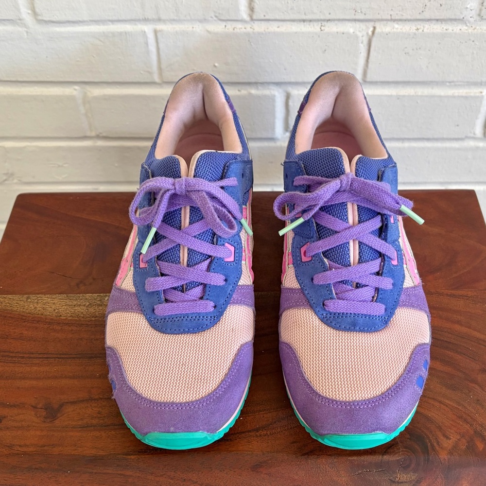 ❌SOLD❌ ASICS GEL LYTE 3 OG 'COTTON CANDY BUBBLEGUM' IN BLUE, Women’s SZ - Picture 3 of 11